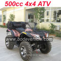 Venta directa de la fábrica 500cc barato atv quad